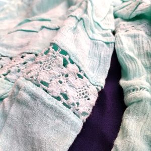 Aeropostale cropped off shoulder top